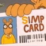 Simp Card meme