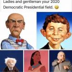 Democratic candidates meme