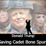 Saving Cadet Bone Spurs meme