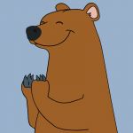 Clapping Bear GIF Template