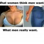 What women think men want
