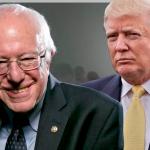 Bernie Sanders and Donald Trump meme