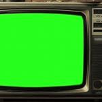 Retro TV Green Screen