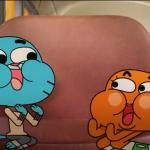 Excited Gumball And Darwin