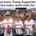 Racist Love To Vote For Trump