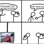 Yes | image tagged in convinced suicide comic,suicide,peppa pig,memes,funny | made w/ Imgflip meme maker