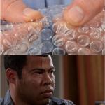 Bubble wrap sweat