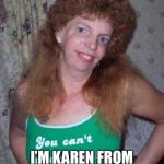 Ugly Woman | YES, IT’S TRUE. I’M KAREN FROM ALL THE MEMES. | image tagged in ugly woman | made w/ Imgflip meme maker