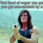 I Hate Game Mods and Cheats | That level of anger you get when you got one-shotted by a noob | image tagged in samurai cop | made w/ Imgflip meme maker