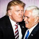 Mike Pence gets the Judas kiss from Trump