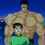 Toguro behind yusuke