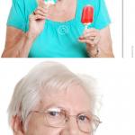 ice cream grandma meme