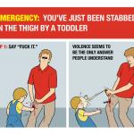 Stabbed by Toddler