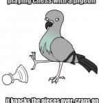 Pigeon chess meme