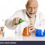 another scientist with test tube