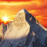 Himalaya Mountain Sunset