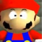 Mario 64 Mario Suprised