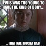 Kali Rocha as Mercy Lewis | THE REAL MERCY LEWIS WAS TOO YOUNG TO HAVE THE KIND OF BODY... .. THAT KALI ROCHA HAD WHEN SHE PLAYED HER IN 1996. | image tagged in kali rocha,mercy lewis,the crucible,she looks better this way | made w/ Imgflip meme maker