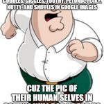 Peter Griffin Running | STOP! DON'T SEARCH UP HTF CUDDLES, GIGGLES, TOOTHY, PETUNIA, FLAKY, NUTTY, AND SNIFFLES IN GOOGLE IMAGES; CUZ THE PIC OF THEIR HUMAN SELVES IN COFFINS WILL POP UP FOR US | image tagged in peter griffin running,happy tree friends | made w/ Imgflip meme maker