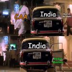 Hera Pheri | India; Rest of the world; CAA; India; Indian Muslims | image tagged in hera pheri | made w/ Imgflip meme maker