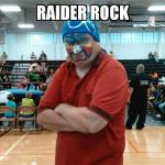 raider rock is not impressed meme