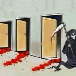 death door knocking