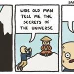 Wise Old Man Secrets Of The Universe meme