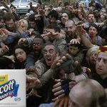 Zombies Approaching | image tagged in zombies approaching,toilet paper,coronavirus,apocalypse | made w/ Imgflip meme maker