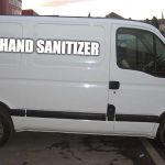 Blank White Van | I HAVE HAND SANITIZER | image tagged in blank white van | made w/ Imgflip meme maker