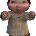 ice age baby | WARNING! THIS BABY IS WANTED FOR ATTEMPT TO KILL BABY YODA. | image tagged in ice age baby | made w/ Imgflip meme maker