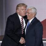 Pence Trump kiss