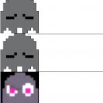 Pac-Man grey ghost