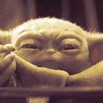 angry baby yoda