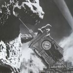 Godzilla destroys a Clock Tower | WHEN YOUR ALARM CLOCK RINGS ON YOUR DAY OFF | image tagged in why do i never remember to turn it off,godzilla destroys alarm clock,rude awakening | made w/ Imgflip meme maker
