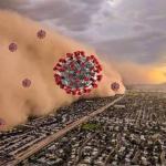 Coronavirus Sand Storm Over City