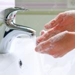 literally just a stock image of washing hands
