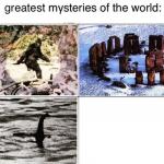 greatest mysteries of the world