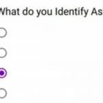 What do you Identify As?