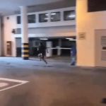 MAN RUNNING FROM A CORONAVIRUS meme