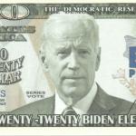 Joe Biden $2020 bill, obverse