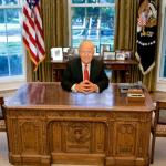 Trump at Desk