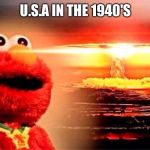 elmo nuclear explosion Meme Generator - Imgflip