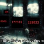 The numbers, Mason meme
