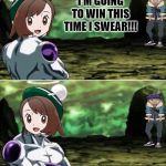 Silly Rivals | I'M GOING TO WIN THIS TIME I SWEAR!!! | image tagged in frieza ignoring,pokemon,pokemon sword and shield | made w/ Imgflip meme maker