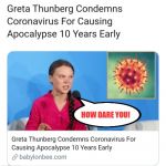 Greta Thunberg Coronavirus | HOW DARE YOU! | image tagged in greta thunberg coronavirus | made w/ Imgflip meme maker