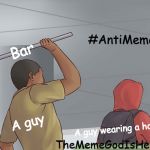 #ANTIMEMES | #AntiMemes; Bar; A guy; A guy wearing a hoodie; TheMemeGodIsHere24 | image tagged in meme,wikihow | made w/ Imgflip meme maker