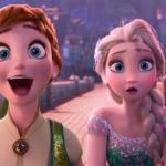 Happy Anna and Worried Elsa