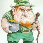 Grumpy leprechaun