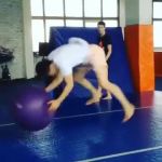 How to Yoga Ball GIF Template