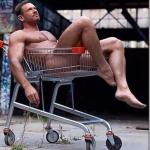 Man in Trolley